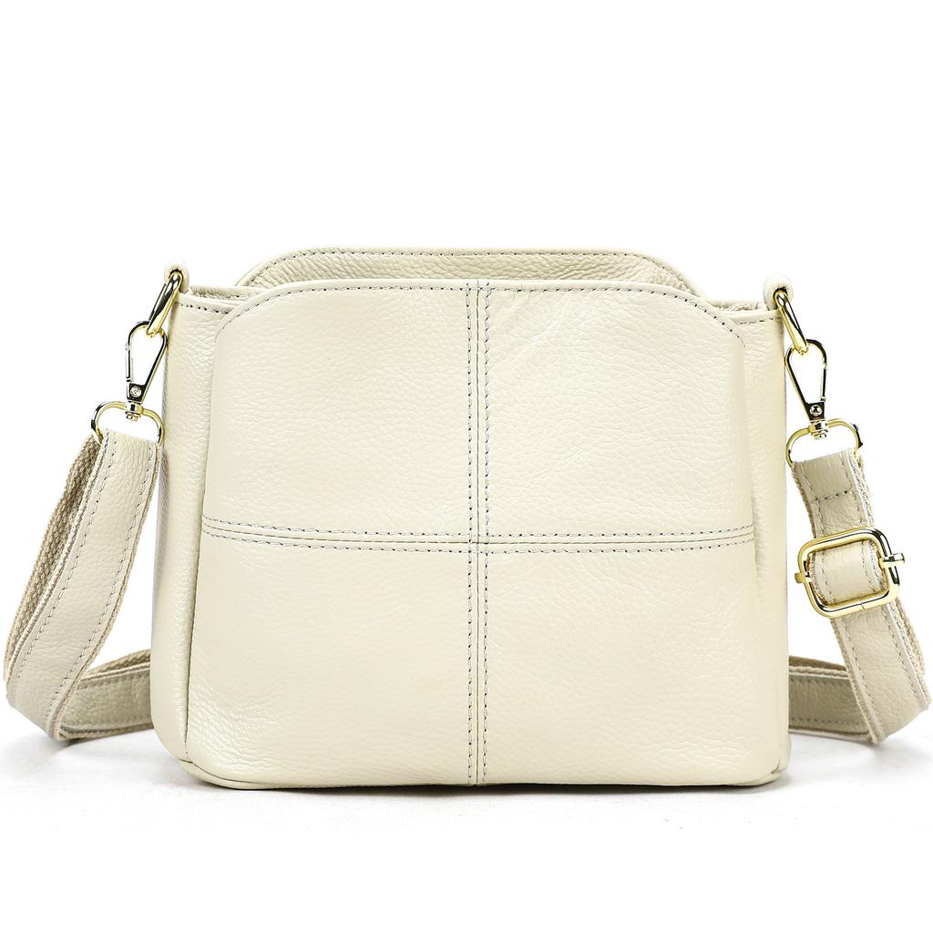 Hot Selling Genuine Leather Women's Crossbody Bag, Top Layer Cowhide Shoulder Bag, Women's Large Capacity, High-end, Versatile Shoulder Bag