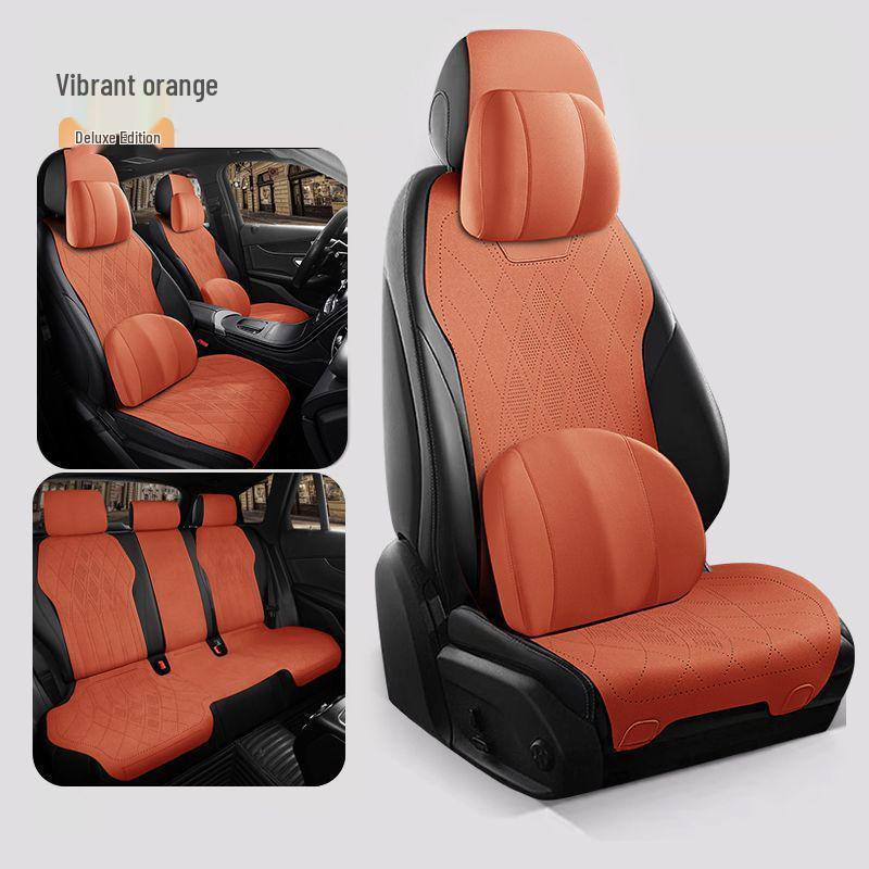 Volkswagen Käfer Vier Jahreszeiten Wildleder Sitzkissen: Atmungsaktive, Belüftete, Dünne Sattelunterlage.