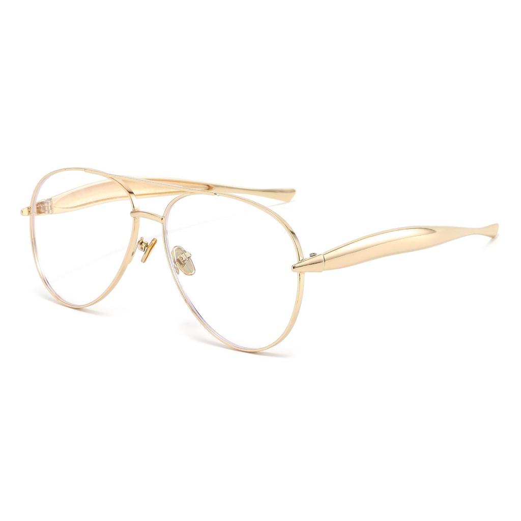 2025 Retro Frog-Shaped Large Frame Sunglasses - High-End Women's Trendy Street Style Glasses