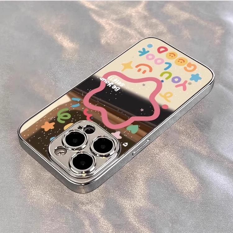 

Color Stars for IPhone15 for Apple 13 Mobile Phone Case 16promax New Style 12 Electroplated Mirror 14 Anti-fall For Apple 7