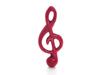 Successory Pin Badge Brooch Treble Clef Red [Successory] Japanese-made