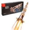 Ugears NASA Saturn V 70257 Wooden Puzzle No Glue or Tools Required 3D Puzzle for Adults - -