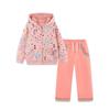 Zweiteiliges Mädchen-Set mit Einhorn-Print: Jacke & Hose - Herbststil