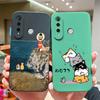 Cover For Honor 20i 20E 20 Lite Pro Case Bear Liquid Silicone Full Coverage Anti Drop Protectors For Honor 20Lite 20Pro Carcasa