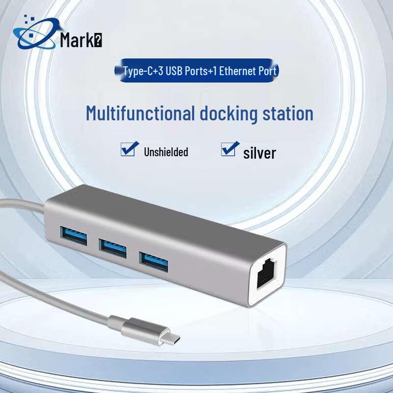 Type-C to RJ45 Gigabit Ethernet Adapter with USB 3.0 Hub