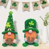 Creative Guardian of Ireland Dwarf Doll Crafts Plush Green Figurine  Party Decor