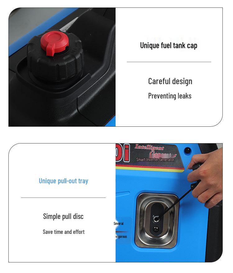 Xinbater Silent Portable Gasoline Inverter Generator 2kW/3kW for Camping