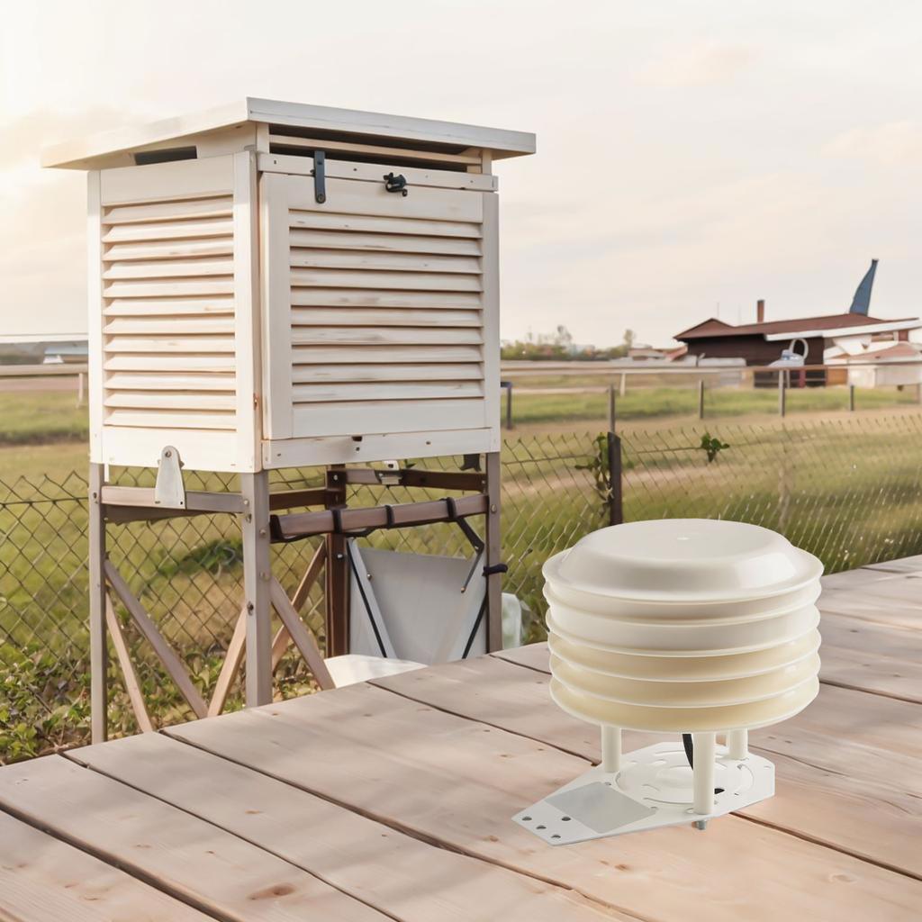Streamlined Shutter Box for Weather Station with ABS Material Maintains Accuracy in Temperature and Humidity Readings