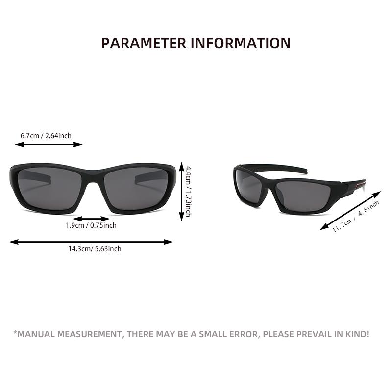 3pcs Advanced Cool Fantasy Polarized Surround Fashion Glasses,Men's and Women's Outdoor Sports,Cycling,Fishing,Hiking,Golf