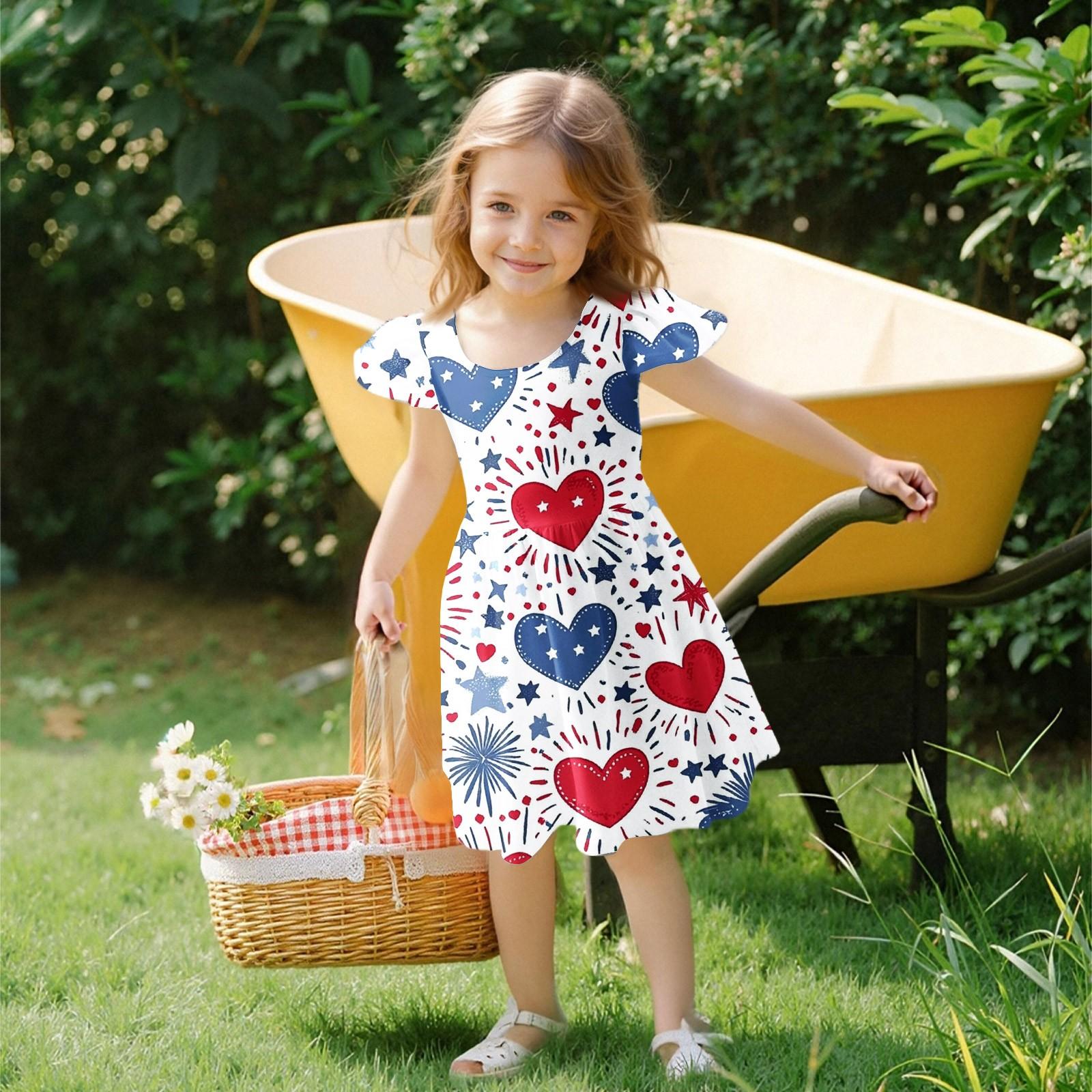 

Девочки Платье с рукавами для малышей Платья Повседневные платья для вечеринок и школ Одежда для девочек 120 киноварь