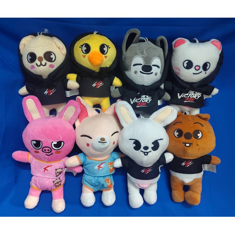 Plush Toys Stray Kids Cartoon Stuffed Animal Plushies Doll Kawaii Companion for Adult Fans Leeknow Hyunjin Gift