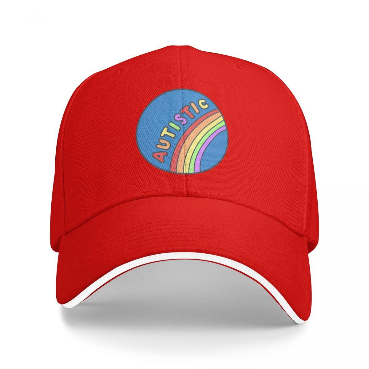 Autistic Rainbow Baseball Cap tea Hat Horse Hat Trucker Hat Hip Hop Womens Hats Unisexs