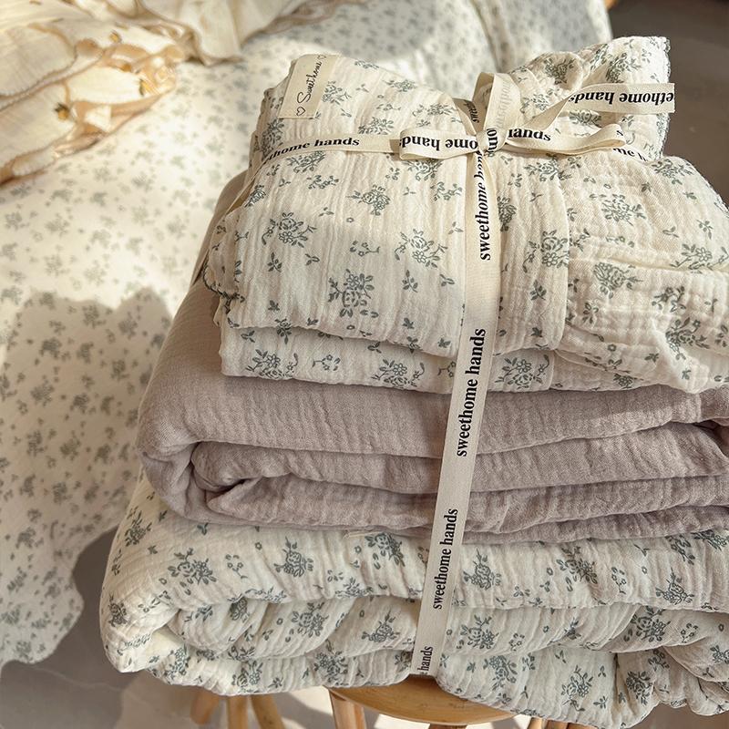 

Пододеяльник из чистого хлопка с принтом, двухслойная пряжа, роскошный нюдовый пододеяльник для сна для детей и взрослых, односпальный, двуспальный размер, постельное белье 200x230cm Only Cover