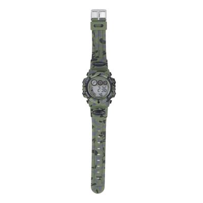 Reloj Camuflaje Verde para Niños 7 Colores LED 50M Impermeable Reloj Digital para Niños Niñas Edades 5?15