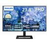 Philips LCD PC Monitor USB Height Blue Light Cable Power (23.8-inch, IPS, FHD, 120Hz, 1ms, 5-year Warranty, HDMI, Type-C (65W), Tilt, Adjustment,