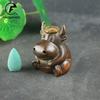copper Wall Street bull Incense Ornament Copper Cute animal Backflow Incenser Retro Sandalwood Stove Classic Incense Burner