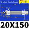 Corrosion Resistant Stainless Steel Pneumatic Cylinder 16-40mm/50-150mm