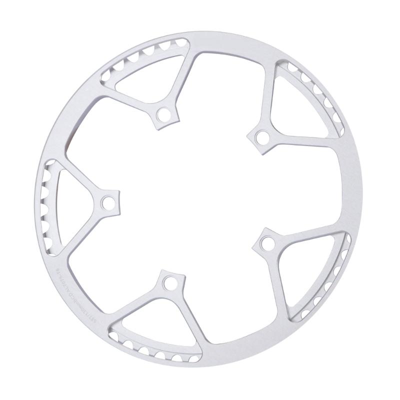 130mm BCD 45T 47T 53T 56T 58T Single Speed Kettenblatt für Falträder Aluminiumlegierung Faltrad Kettenblatt Kurbelgarnitur