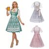 Plus Size German Beer Festival Corset Dress Bavarian Style Halloween Party Costume Womens Carnival