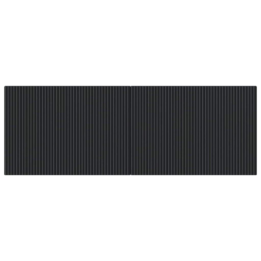 Wall Mounted Headboard ARNHEM Black Engineered Wood