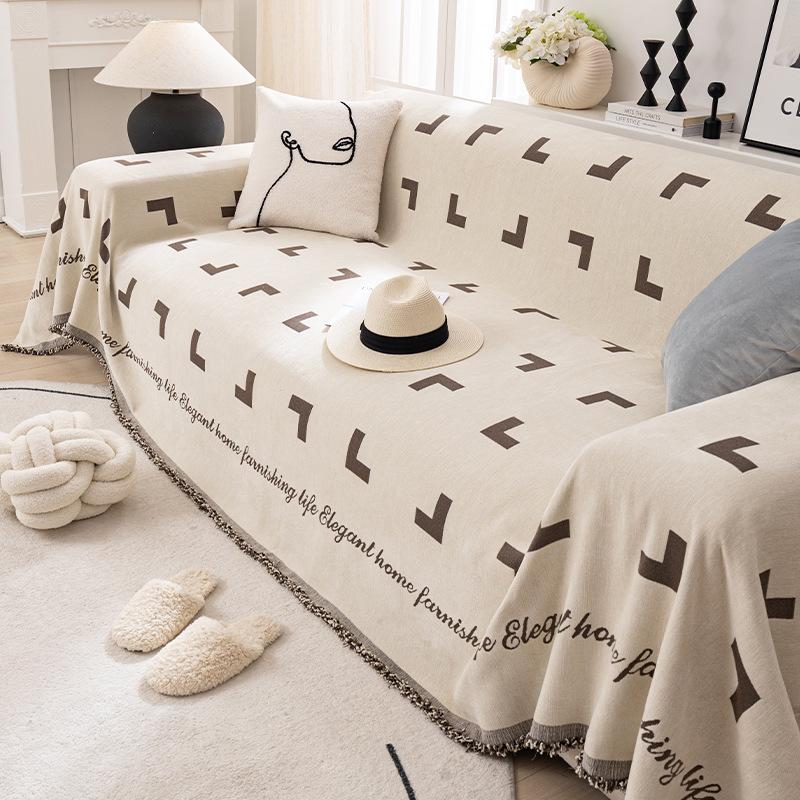 

Полотенце для дивана из синели, универсальный чехол для дивана Four Seasons, не царапающий чехол для дивана, полностью покрытый чехол для дивана, нескользящий чехол для дивана, пылезащитный 180*130cm