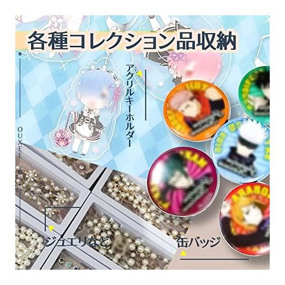 Rubber Strap & Acrylic Keychain Display Stand Set (5-Piece) - Dustproof & Durable Display Case with Base - Perfect for Displaying & Viewing