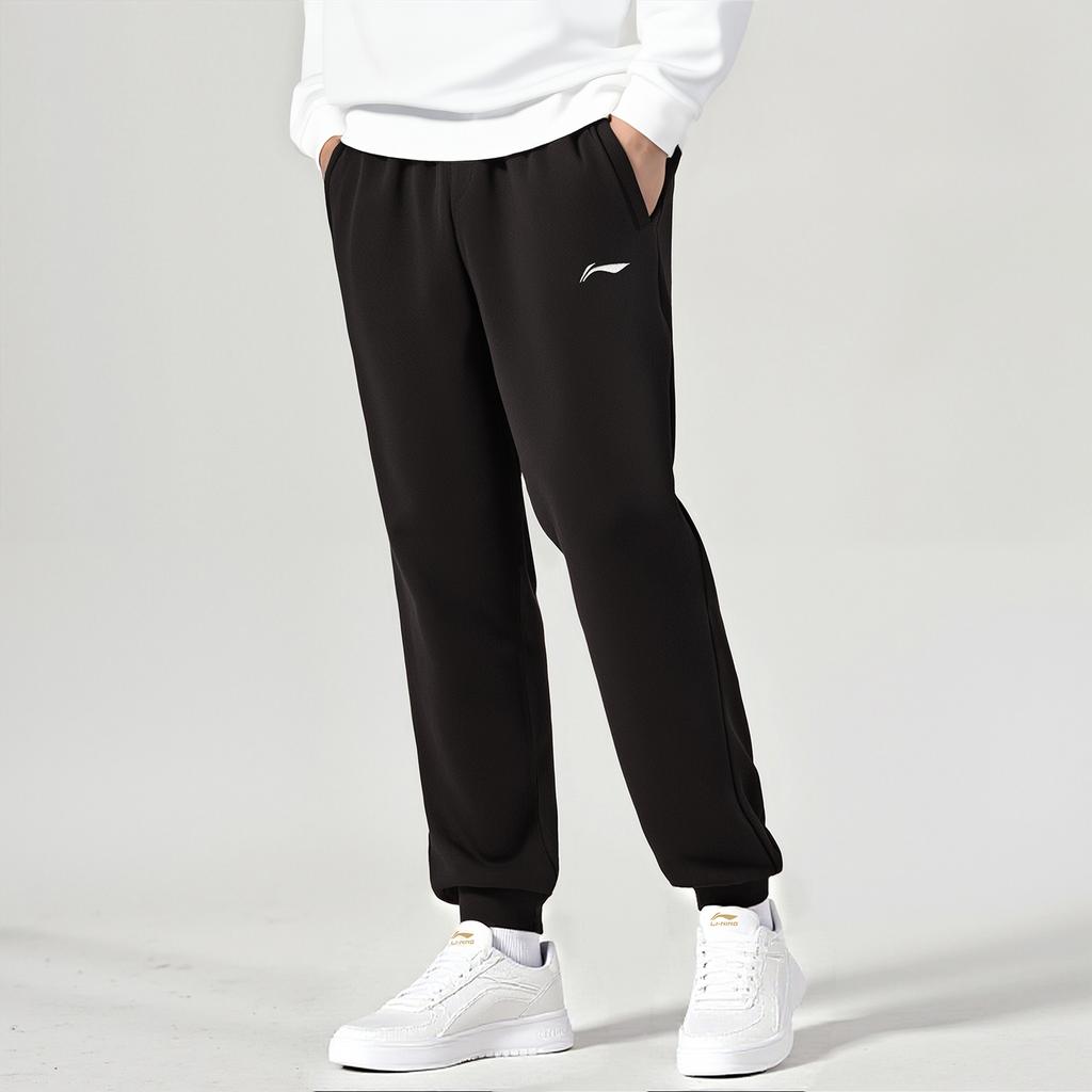 Li-Ning Casual Simple Fashion Versatile Commuting Straight Leg Jogger Pants Unisex Pants AKLVD67-1