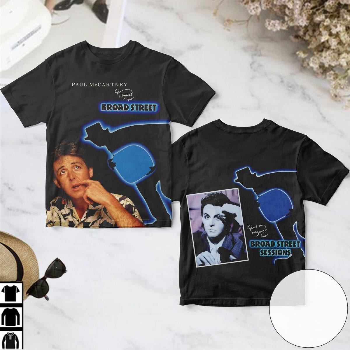 New Paul Mccartney Broad Street Album 3D T-shirt All Size S to 5XL 2F982 M