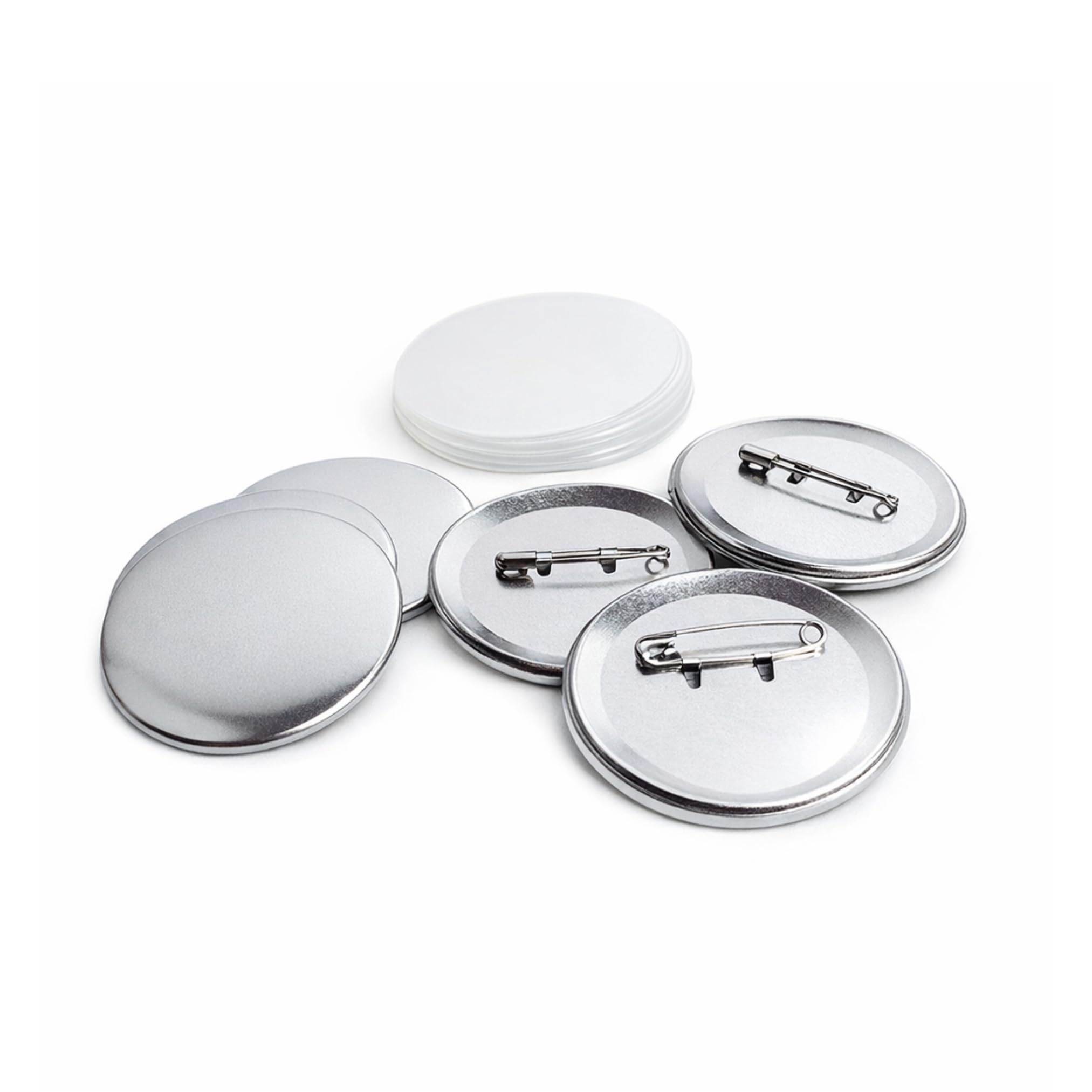 

RegiPro B Button Badge Parts Set 58mm Safety Pin Type Set Compatible with Button Badge Machines 100-Piece