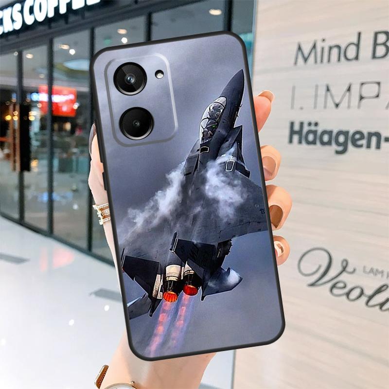 

Military Aircraft Warship Fighter Case For Realme 15 13 12 10 11 14 Pro Plus GT6 GT7 C15 C35 C53 C55 C61 C63 C65 C67 C71 C75 Realme GT7