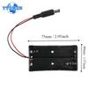 DC 2X 18650 Batteriehalterbox Batterieaufbewahrungskoffer 2 Steckplätze mit DC-Stromanschluss Reihenschaltung