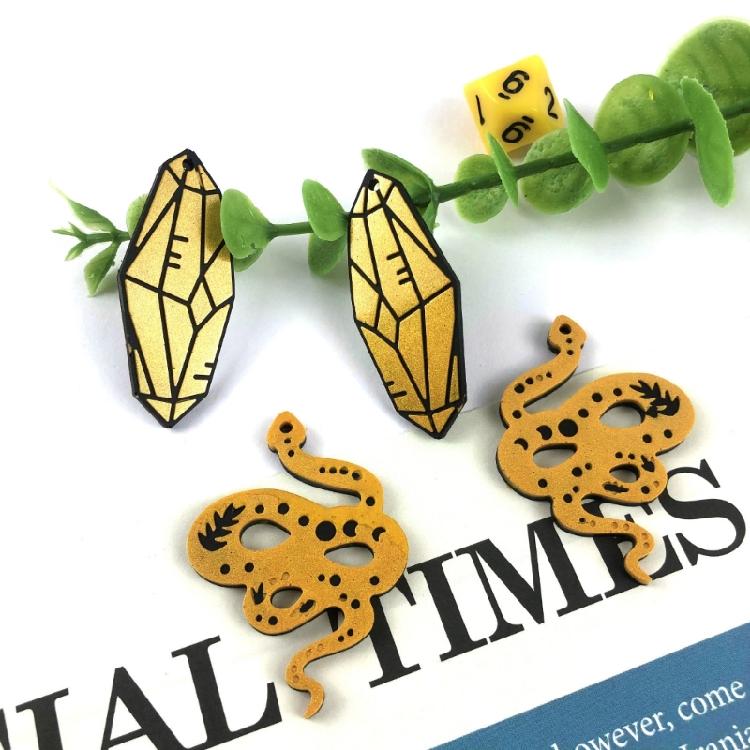 Ohrringanhänger Kristallharzformen Silikonform Wassertropfenanhänger Epoxidharz-Bastelarbeit