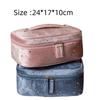 Trendy Star Wash Handbags Multifunctional Velvet Cosmetic Bag Toiletry Case Lipstick Bags Large Capacity Storage Bags