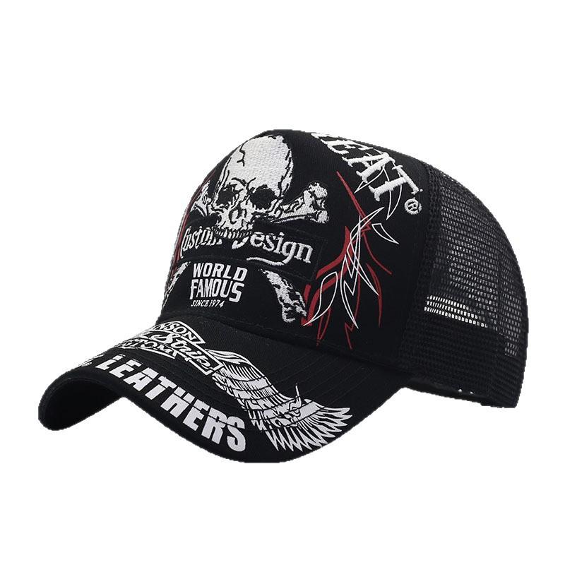 European and American soul rider wings mesh American locomotive cap truck driver hat breathable baseball cap