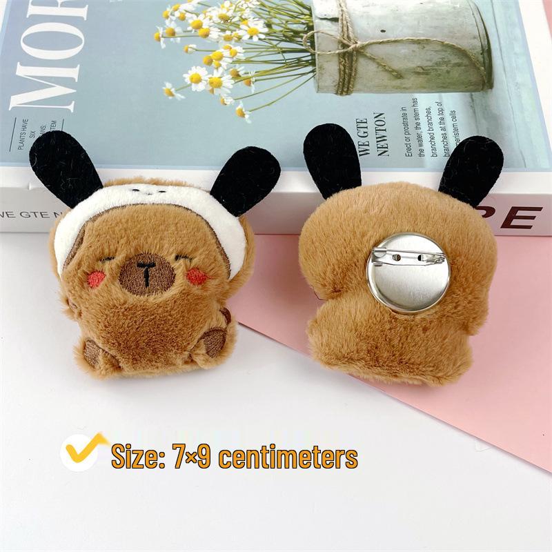 Capybara Charm Pendant: Cute Sanrio Headgear & Children's Accessories