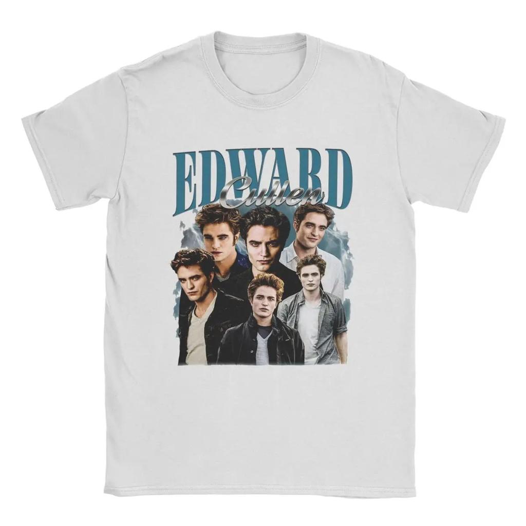 2026 New Twilight Team Edward Cullen Printed Tshirts Unisex Women Fashion Retro T Shirt Casual Cotton Tshirt Streetwear Summer