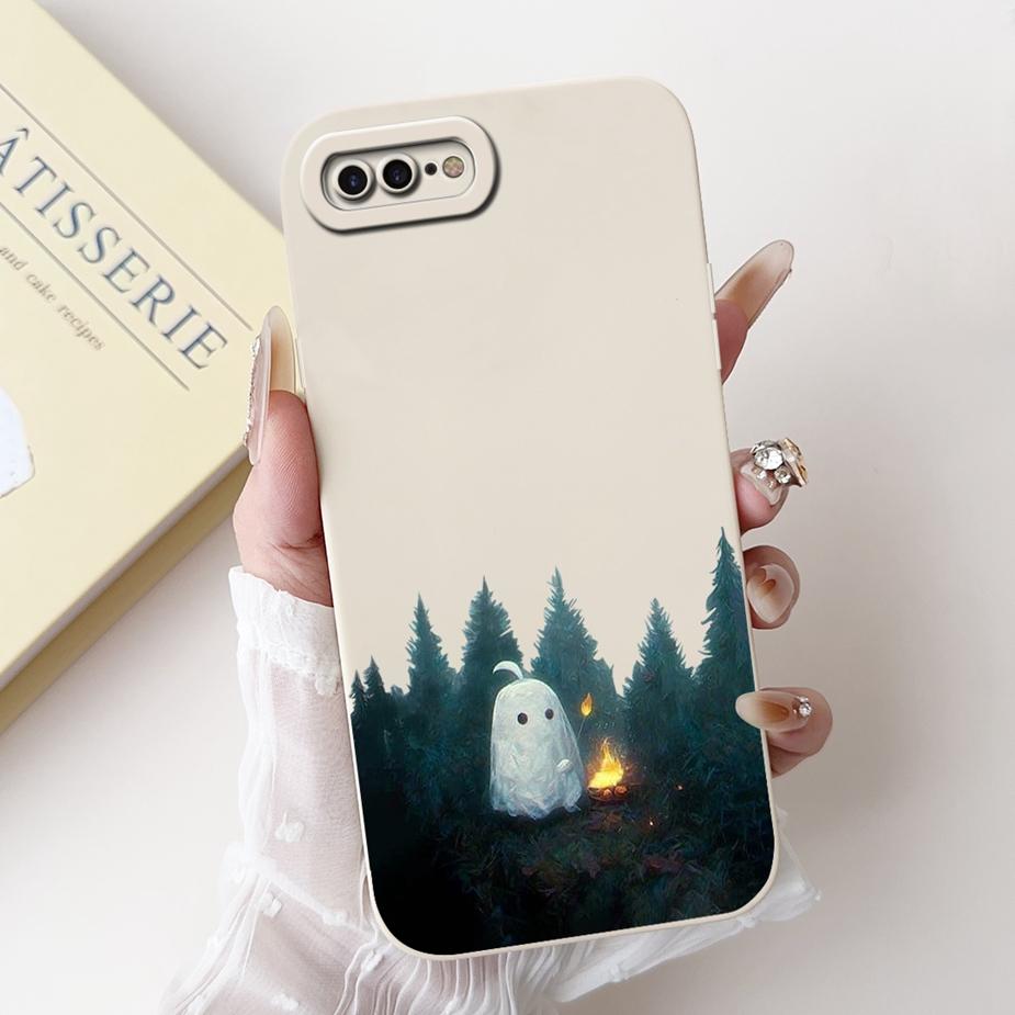 For Apple iPhone 7 Plus Case iPhone8 Plus Luxury Candy Painted Cover Shockproof Phone Case For iPhone 8 iPhone7 Plus Soft Fundas