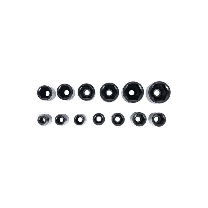 Jeu de douilles longues à choc - BGS TECHNIC - 10-32 mm - Chrom-Molybdän-Stahl