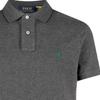 Pánské polo tričko s krátkým rukávem Polo Ralph Lauren Solid Color Pony Embroidered - tmavě šedé 710783656-001