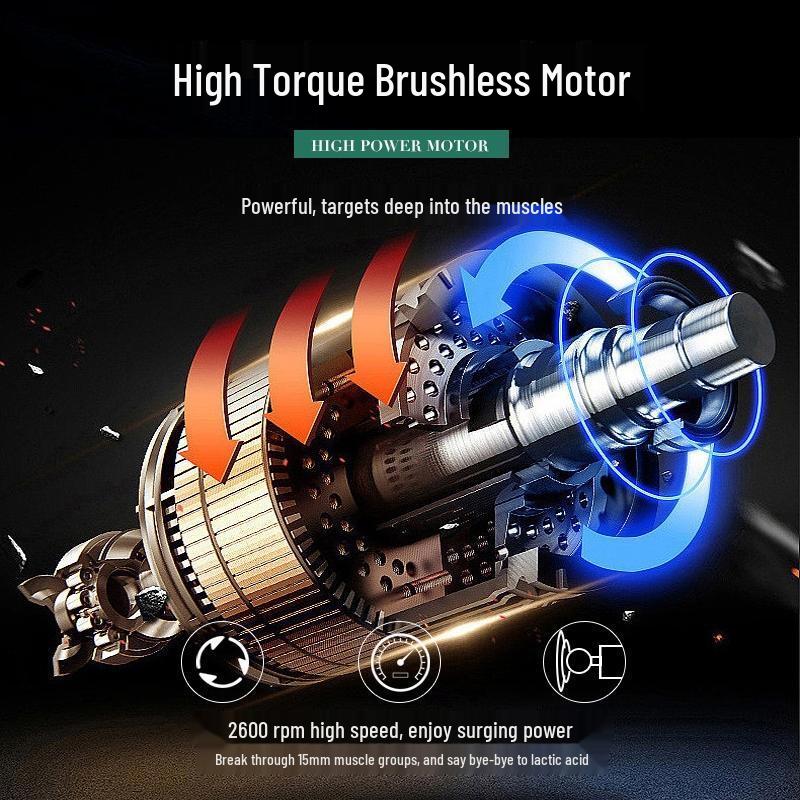 Hézhèng Deep Tissue Fascia Massage Gun CN Plug (adapter Included)