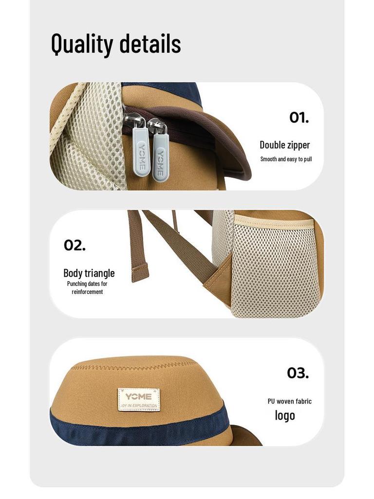 Yome Cute Design Lightweight Backpack for Toddlers - Ideal for Kindergarten, Outdoor Adventures, Boys & Girls