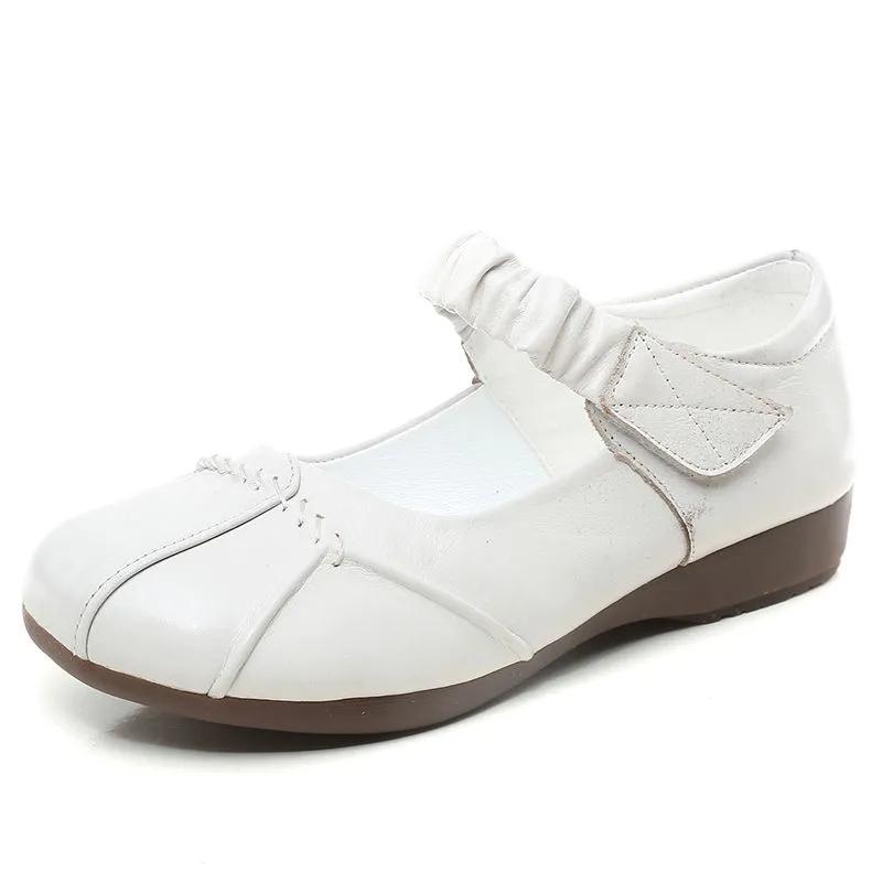 

Мама удобные осенние летние черные кожаные туфли для женщин на плоской подошве оксфорды мокасины балетки женские на плоской подошве 9 бежевый