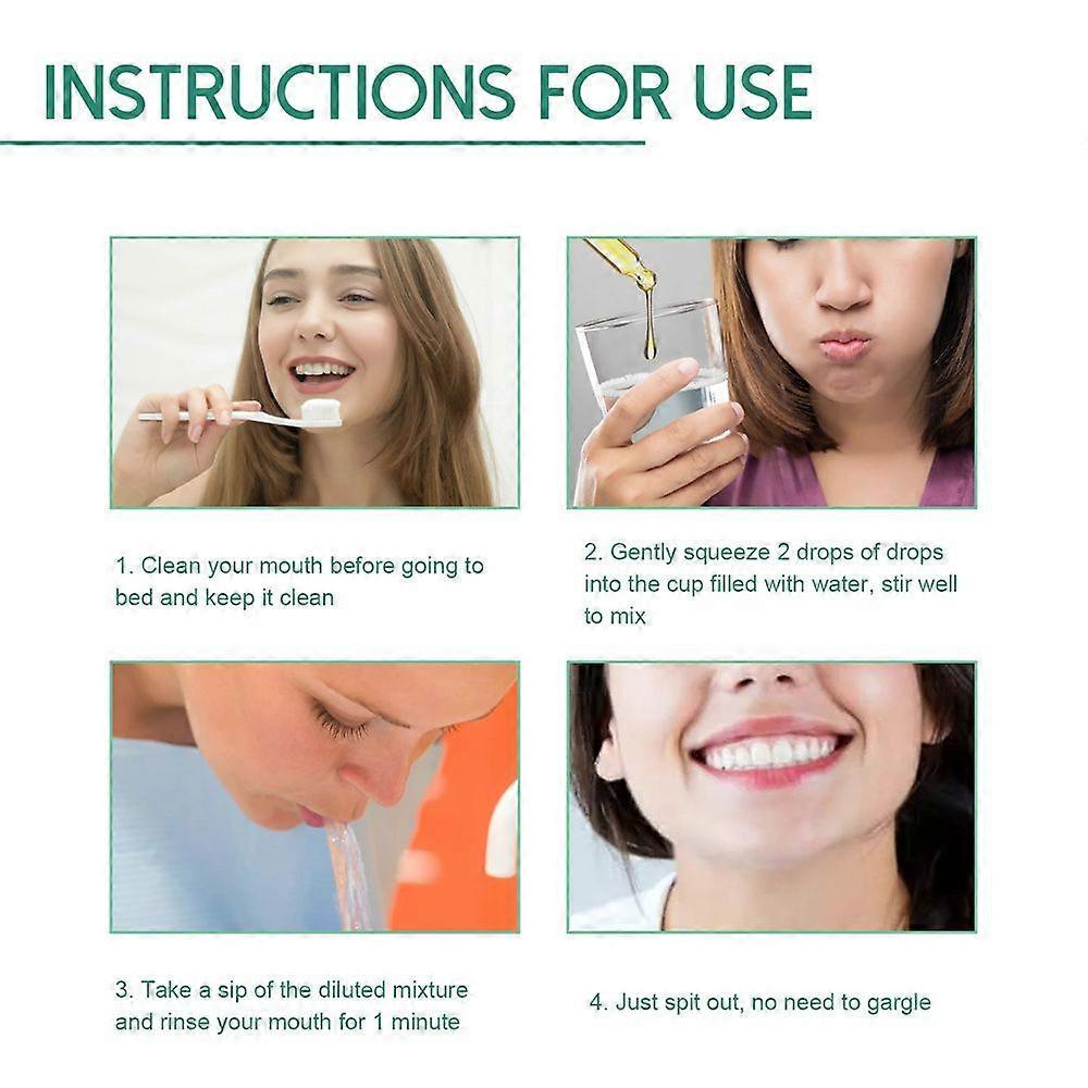 2PCS Teeth Whitening Serum Gel Oral Tooth Clean Dental Care Toothpaste Stain Remover