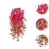 Artificial Hanging Flowers Fake Plants Floral Teardrop Handmade Creative Decoration for Hotel Garden Cafe Shop Home Backyard