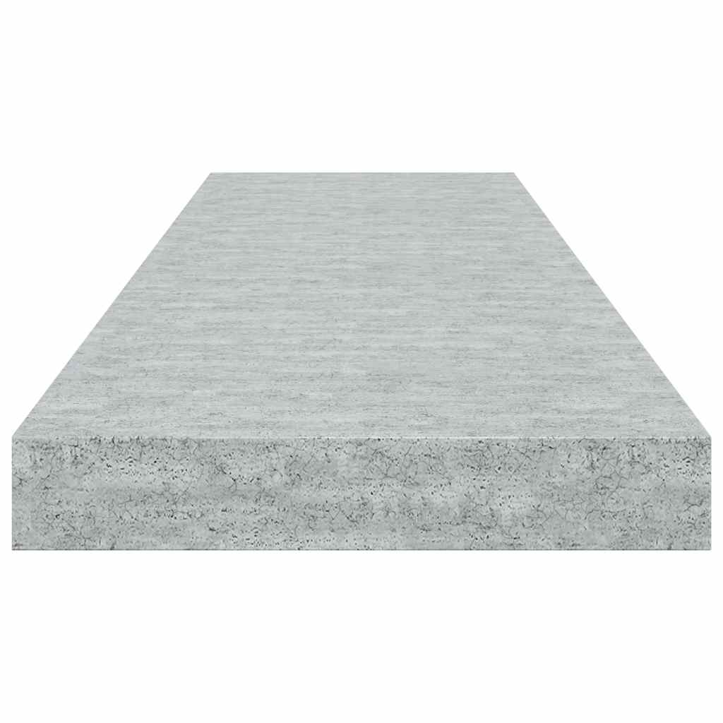 Vidaxl Półki Ścienne, 4 Szt., Szarość Betonu, 80 X 23,5 X 3,8 Cm, Mdf