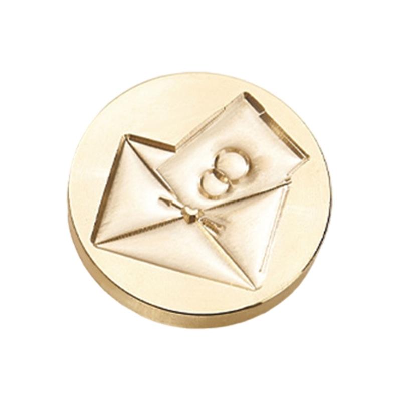 Wedding Ceremony Wax Stamp Head for Envelope Wedding Invitations Scrapbooking X3UC
