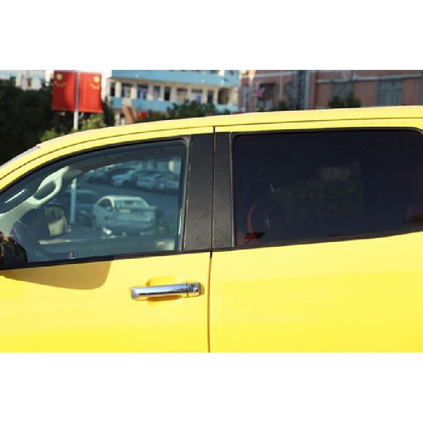 For Toyota Tundra 2007~2013 Carbon Fiber Sticker Window Center BC Pillar Cover