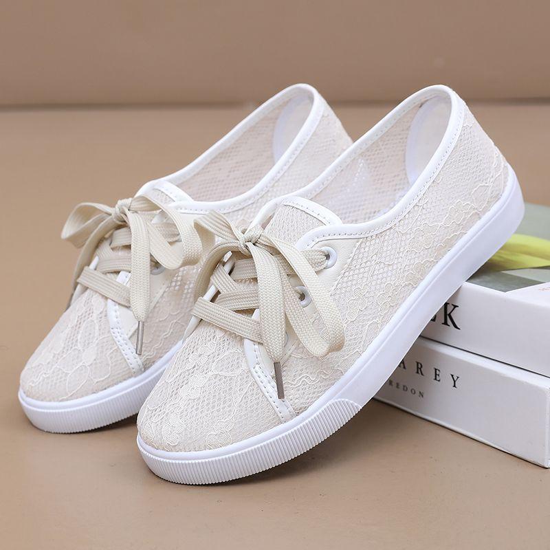 Mesh Shoes Women's Sandals Breathable Summer New Casual Sports Shoes Cloth Shoes Student Board Shoes Women's Shoes