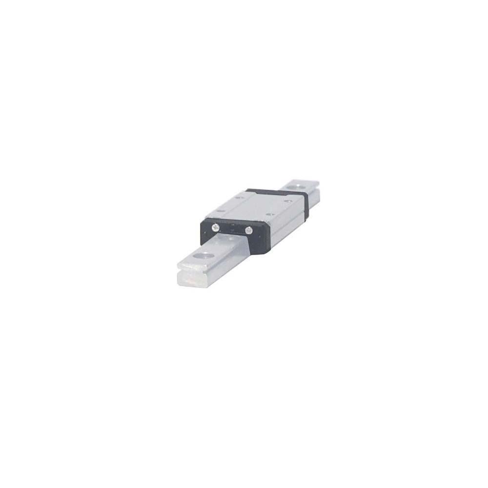 Link CNC 3D Printer Parts: Precision Miniature Linear Guide Rail MGN with MR Slider In Green and Black.