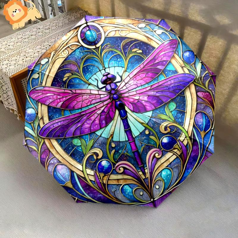 Butterflies Flowers Automatic Umbrella - Suitable Travel Outdoor Portable Umbrella Birthday Gift Daily Essentials